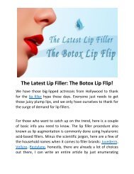 Botox Lip Flip