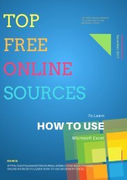 Top Free Online Sources To Learn How to Use Microsoft Excel