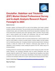 Emulsifier, Stabilizer and Thickener (EST) Market_pdf