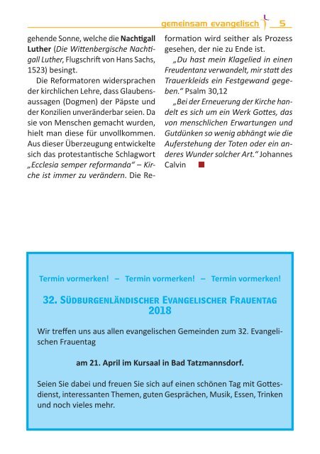 Gemeindebote Dezember 2017 - März 2018