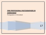 FIND PROFESSIONAL PHOTOGRAPHERS IN AHMEDABAD