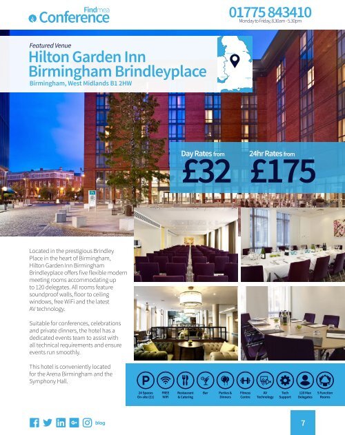 01775 843410 Monday To Fr