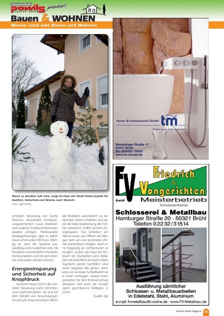 Brühler Markt Magazin Dezember 2017