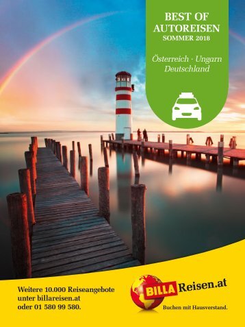 ITS Billa Reisen Sommerkatalog 2018 Autoreisen