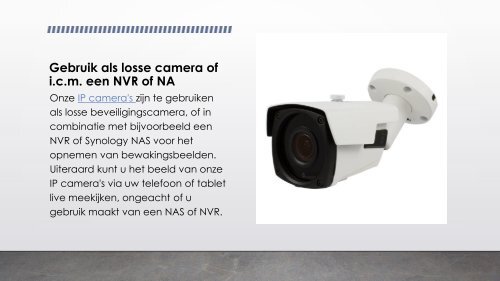 CCTV - IP Camera&#039;s