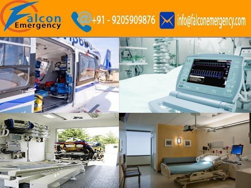 Falcon Emergency Air Ambulance Services in Patna and Raipur for Best Care and Service
