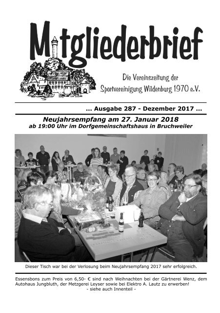 Ausgabe 287 - Dezember 2017