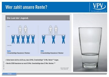 Beratungsmappe Vorsorge - VPV Makler