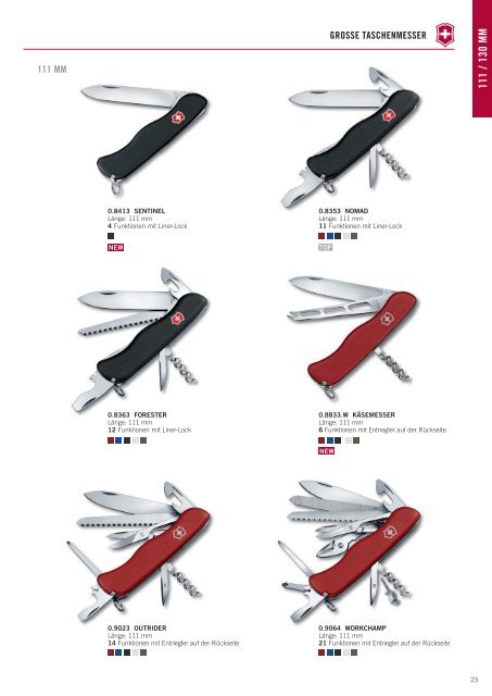 Victorinox Messer, Werkzeuge als individuelles Werbemittel und hochwertiges Kundengeschenk, Mitarbeitergeschenk