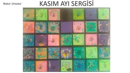 Kasım Ayı Sergisi Sunum