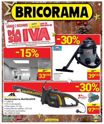 Bricorama Ofertas del 30 de noviembre al 10 de diciembre 2017