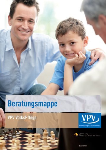 VPV VolksPflege Beratungsmappe - VPV Makler