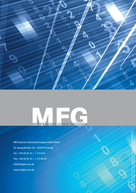 Imagebroschuere MFG Service