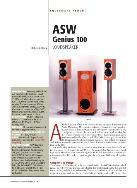 Genius 100 - ASW