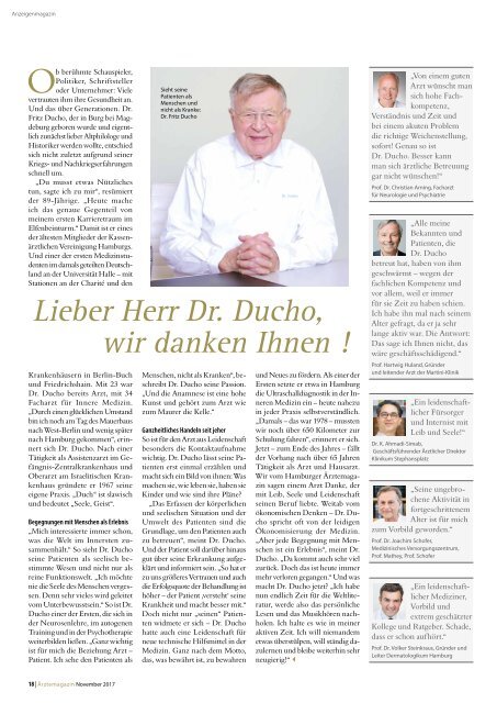 Hamburger Ärztemagazin November 2017