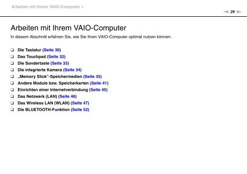 Sony VPCYB2M1E - VPCYB2M1E Mode d'emploi Allemand