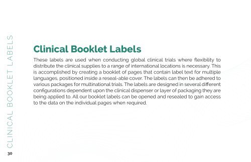 Clinical Systems Inc Booklet