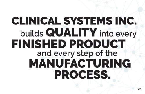 Clinical Systems Inc Booklet