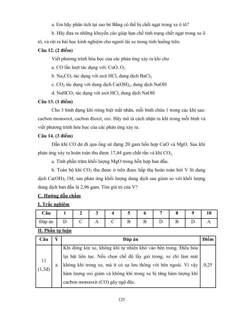 Dạy học theo chủ đề tích hợp liên môn chương “cacbon silic” hóa học 11 nâng cao nhằm phát triển năng lực giải quyết vấn đề cho học sinh trung học phổ thông