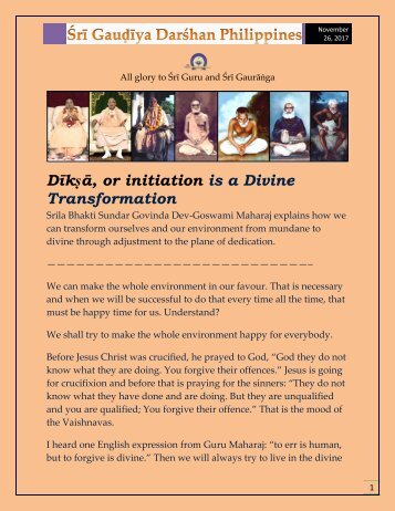 Diksha - A Divine Transformation