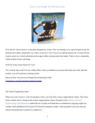 Lose Weight With Venus Factor! 