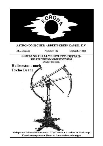 Halbsextant nach Tycho Brahe in der Türkei - Sternwarte Calden ...