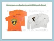 Buy Lamborghini Shirts or T-Shirts