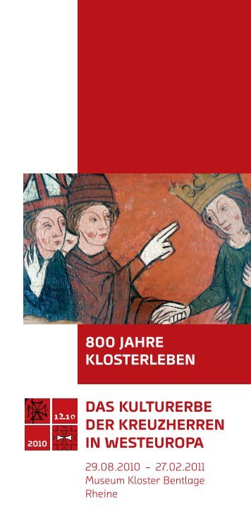 800 jahre klosterleben das kulturerbe der kreuzherren ... - VIRTUALYS