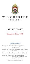 Music Diary Common Time 2018