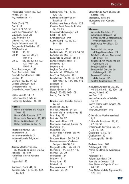 Côte Vermeille, Costa, Brava, Katalonien (Auszug, Blick ins Buch)