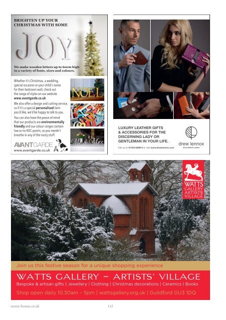 Surrey Homes | SH38 | December 2017 | Health & Beauty supplement inside