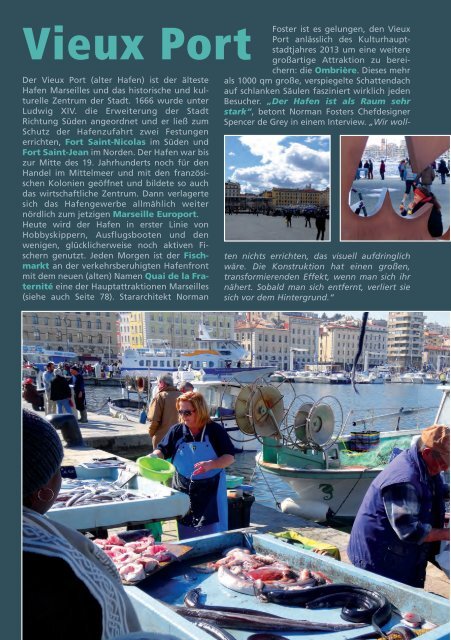 Marseille, Calanques, Côte Bleue (Auszug, Blick ins Buch)