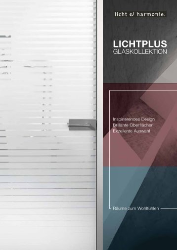 licht & harmonie | LICHTPLUS GLASKOLLEKTION