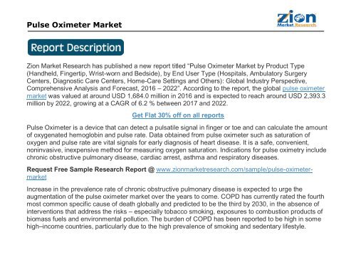 Pulse Oximeter Market