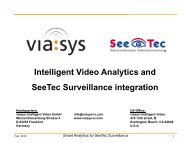 SeeTec Presentation - Viasys