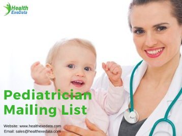Pediatrician Mailing List ppt