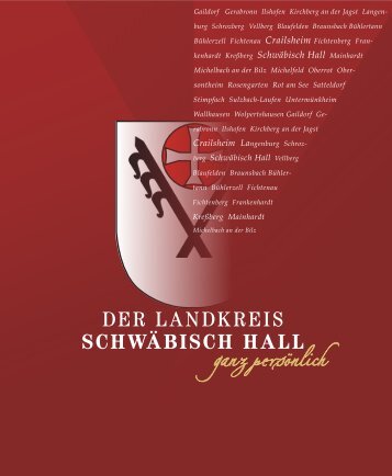 Der Landkreis Schwäbisch Hall - ganz persönlich 