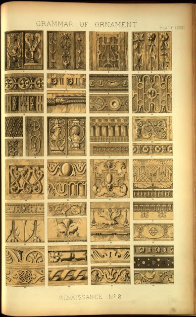 Plates From The Grammar of Ornament by Owen Jones, 1856