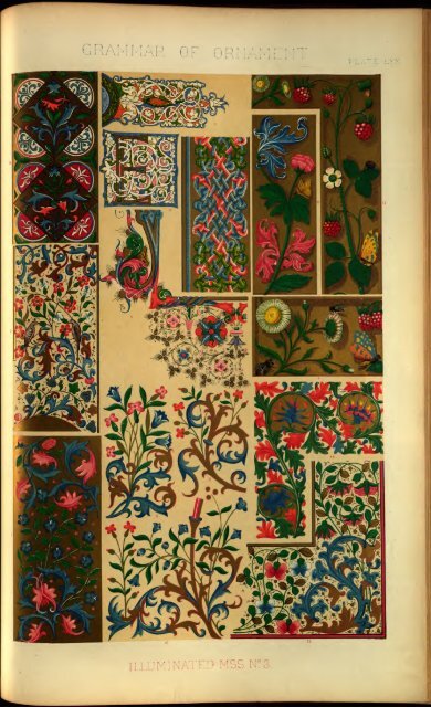 Plates From The Grammar of Ornament by Owen Jones, 1856