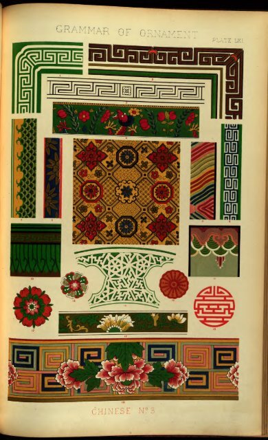 Plates From The Grammar of Ornament by Owen Jones, 1856