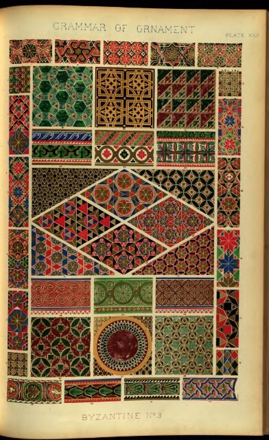 Plates From The Grammar of Ornament by Owen Jones, 1856