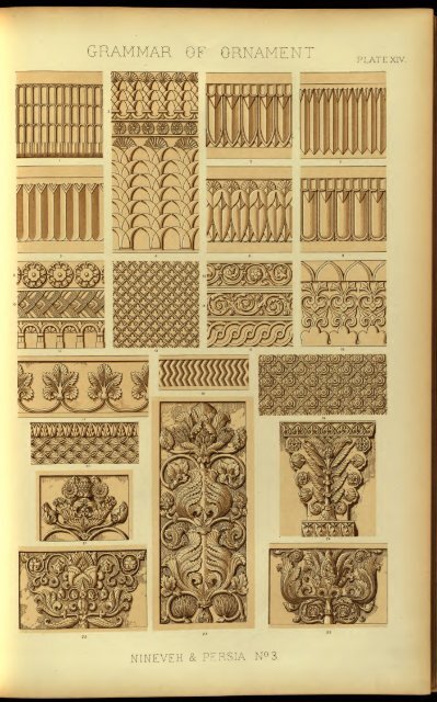 Plates From The Grammar of Ornament by Owen Jones, 1856