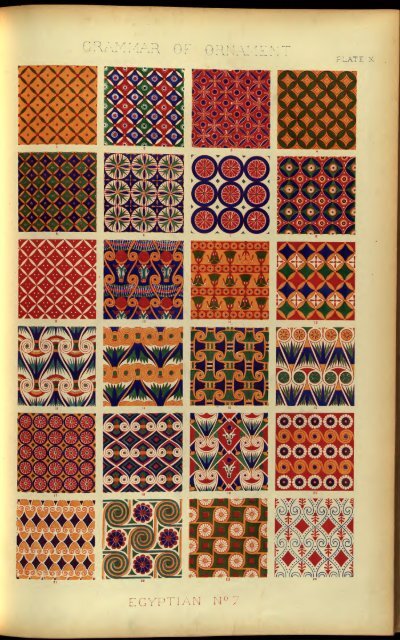 Plates From The Grammar of Ornament by Owen Jones, 1856