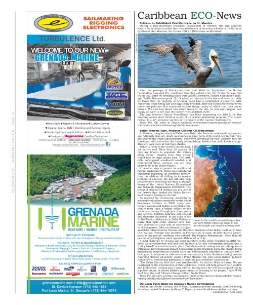 Caribbean Compass Yachting Magazine - December 2017