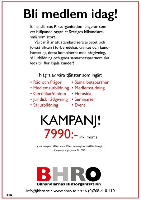 BHRO Magasin #1 2016