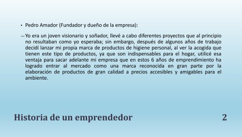 Historias de emprendimiento