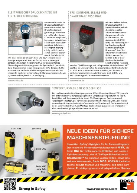 O+P Fluidtechnik REPORT 2017