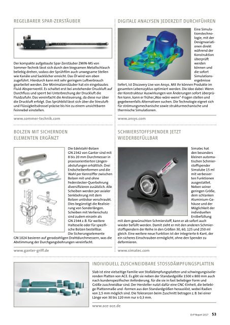 O+P Fluidtechnik REPORT 2017