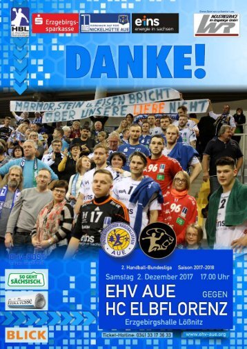 EHV Post: EHV Aue gegen HC Elbflorenz