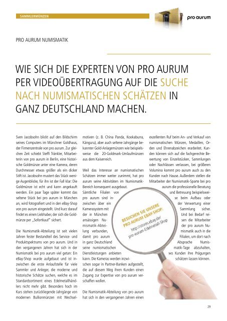 pro aurum Magazin 3/2017